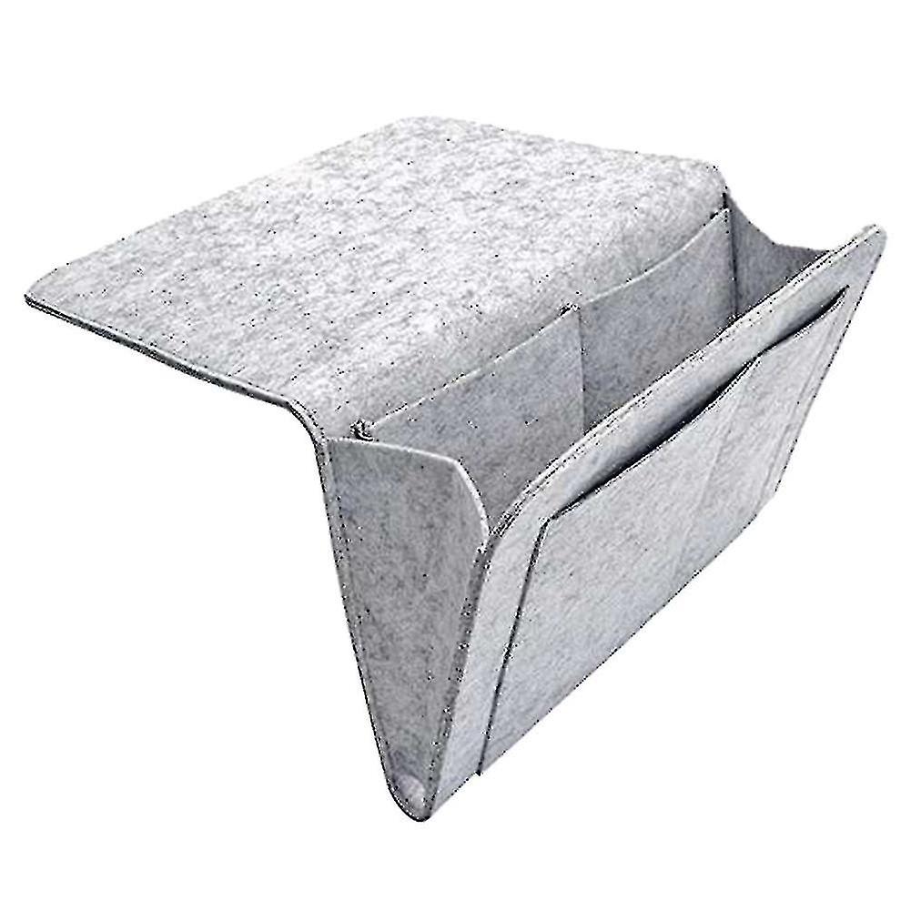 Bed Storage Bag Pocket Felt Bedside Hanging Table Sofa Bedroom Organizer Holder