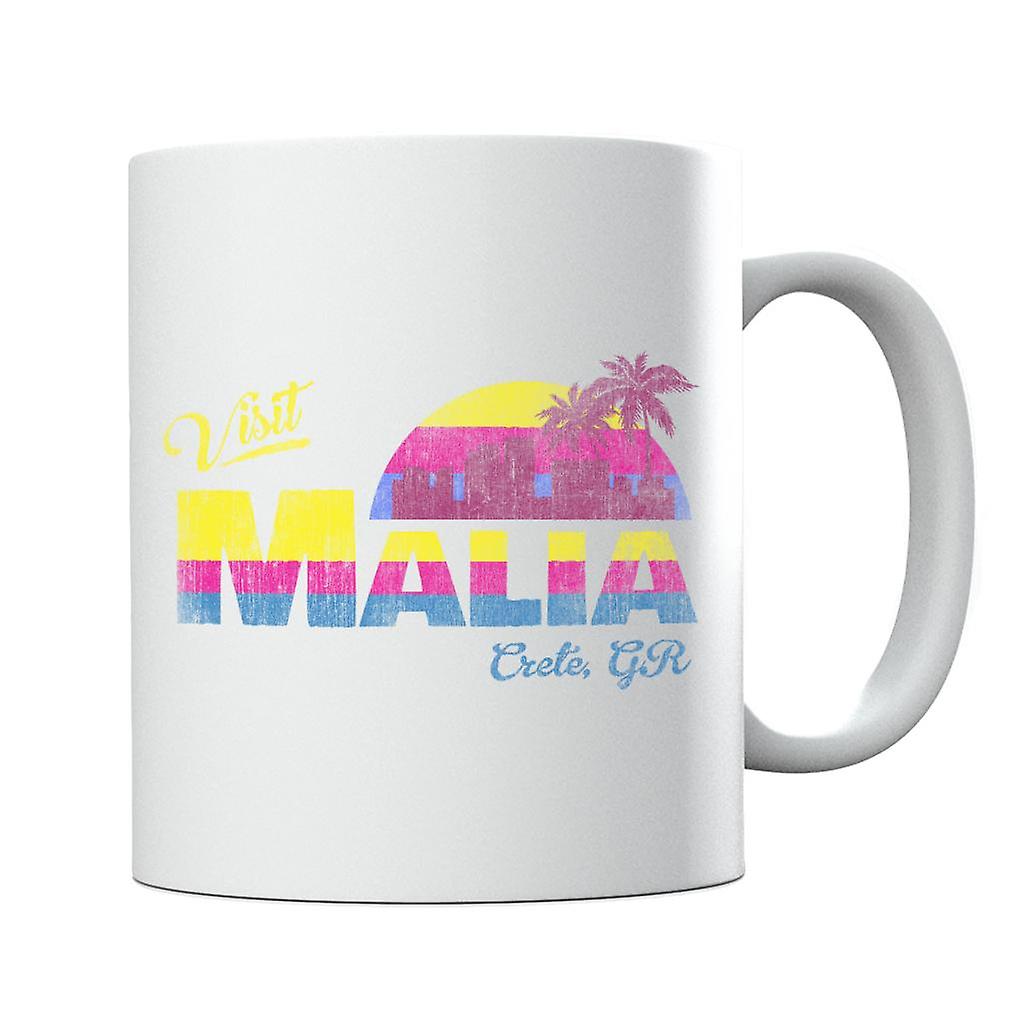Visit Malia Sunset Mug