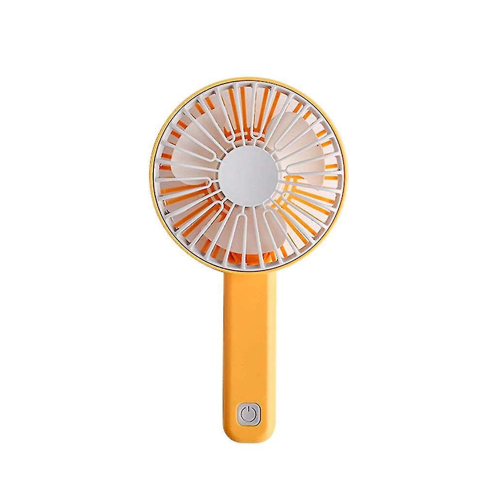 Portable Mini Usb Rechargeable Hand Fan-yellow