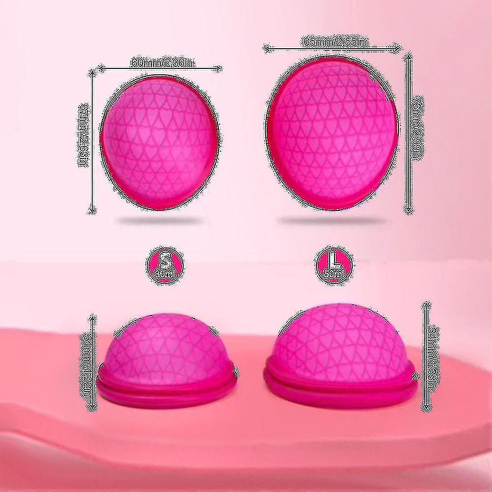 Set Of 2 Menstrual Cup-ecoblossom Reusable Menstrual Dis - Soft Period Disc