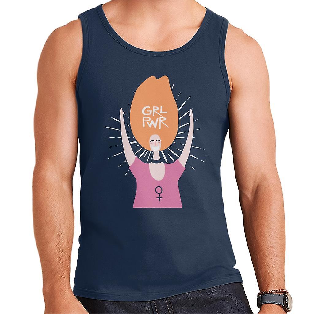 GRL Pwr tekst menns Vest