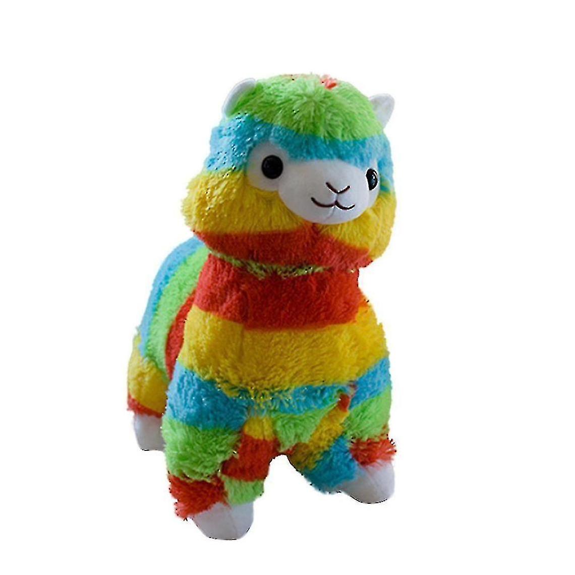 35cm Kawaii Rainbow Alpaca Vigna