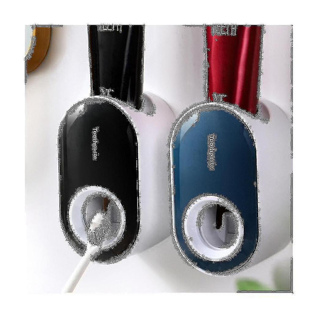 Automatic Toothpaste Squeezer Set, Electric Ultraviolet Disinfection Toothbrush, Wall-mounted Non-p