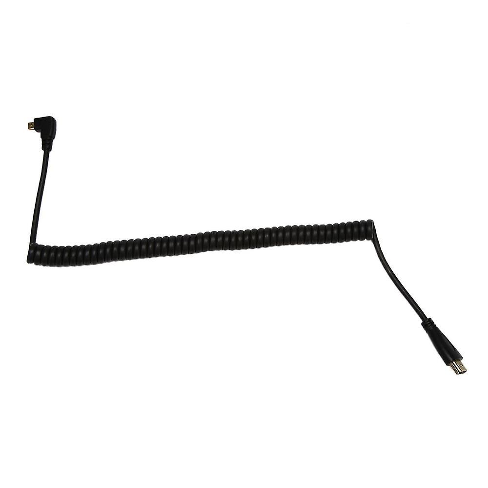 Left-angled - To Male Cable Stretched Length For Cameras