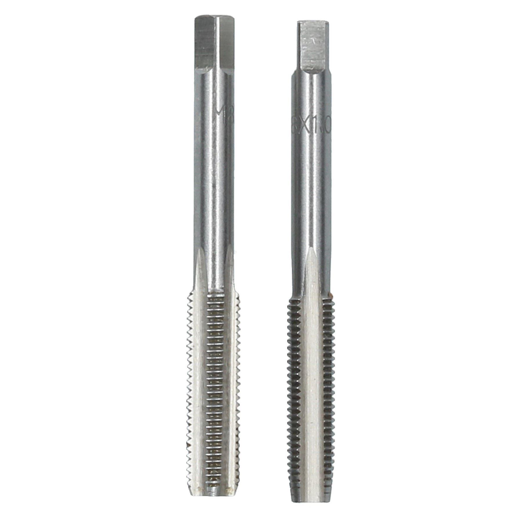 M8 x 1mm Metric Tap Set, Tungsten Steel, Taper and Plug Thread Cutter TD026