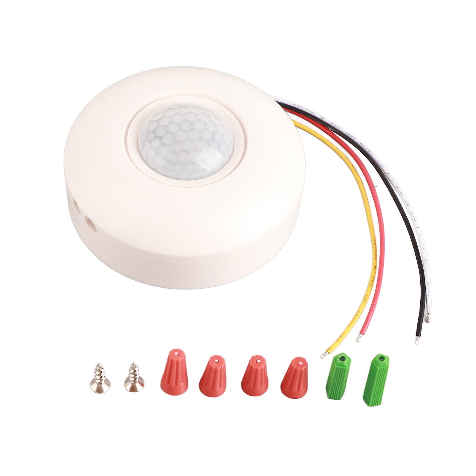 360° Infrared PIR Motion Sensor Switch with Time Delay for LED Ceiling Light