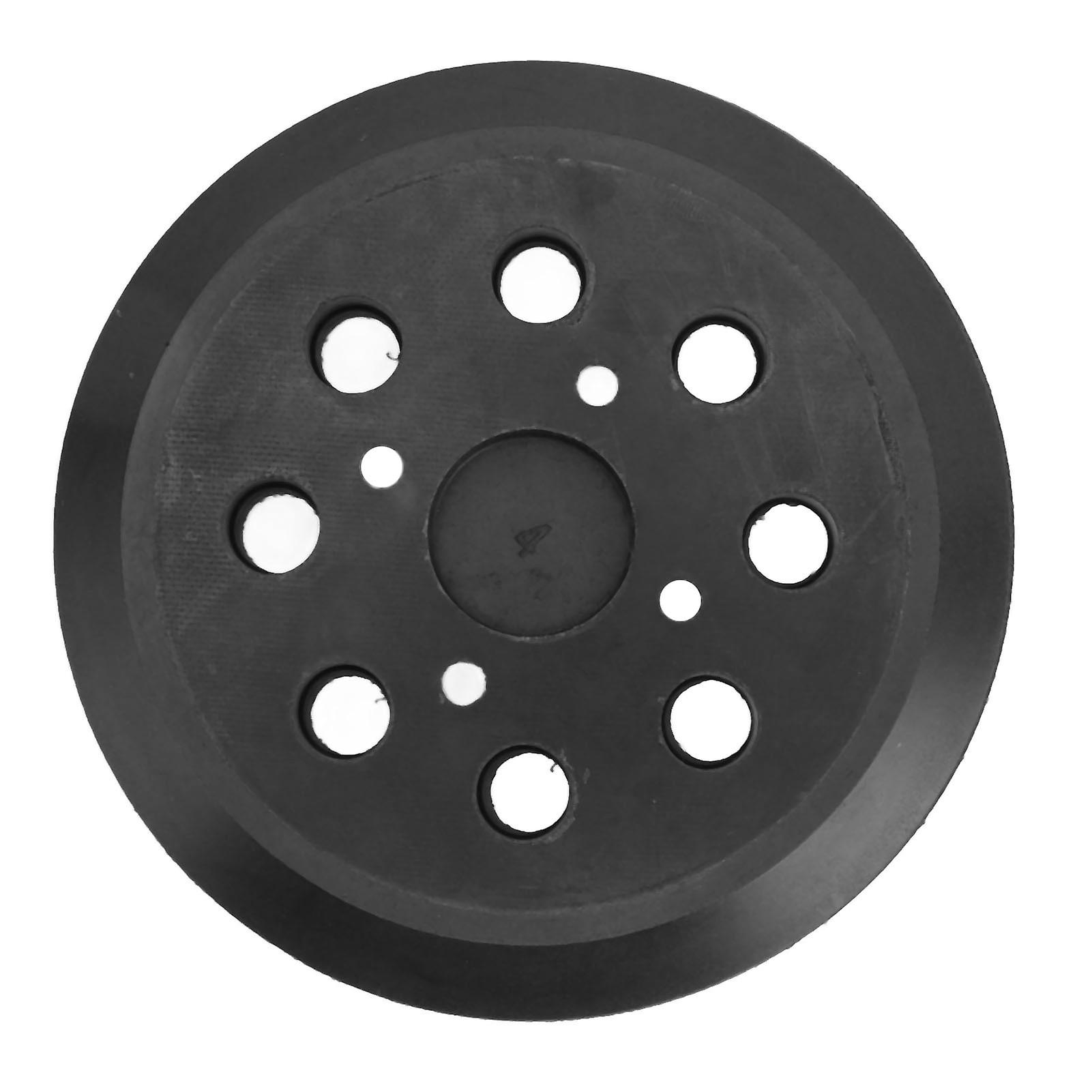 8 Hole Electric Polishing Pad, Rubber Grinding Backing Pad for 5 Inch Pad and Sandpaper
