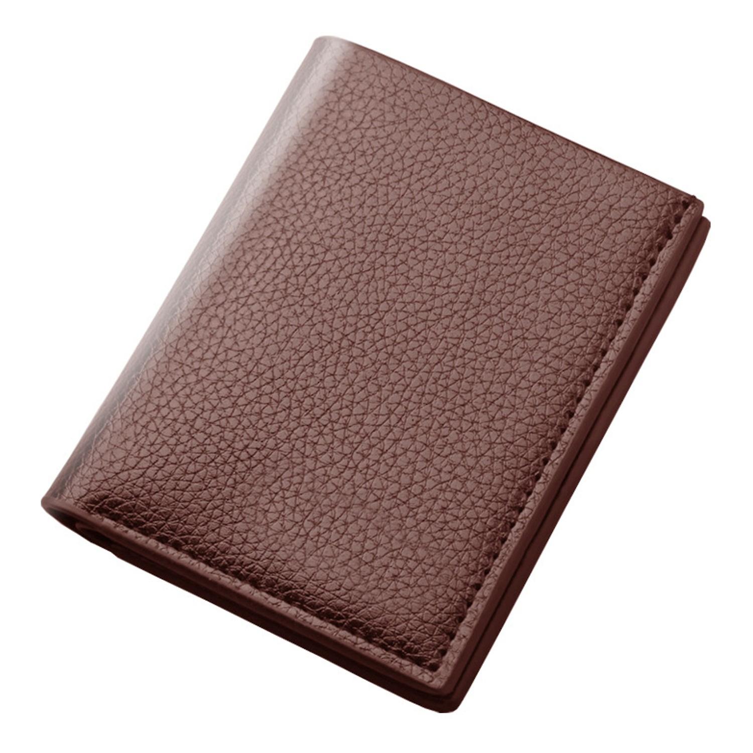Wallet Thin Card Holder Solid Color Blocking Luxury Card Holder Organizer for Men