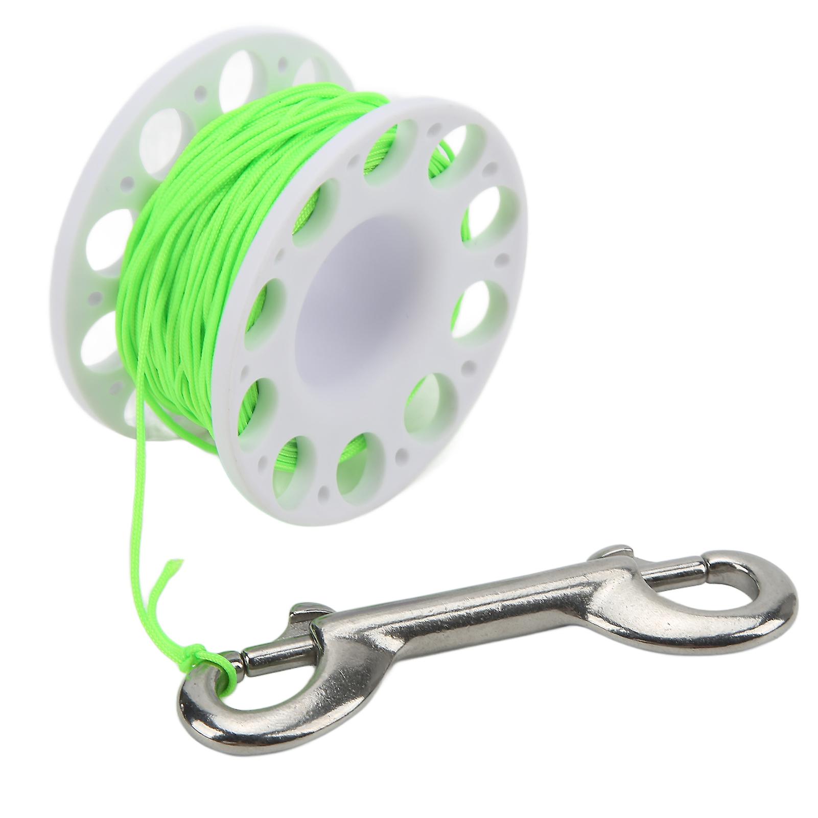 Diving Reel High Density Plastics Portable Belt High Strength User Friendly Design Diving EquipmentWhite