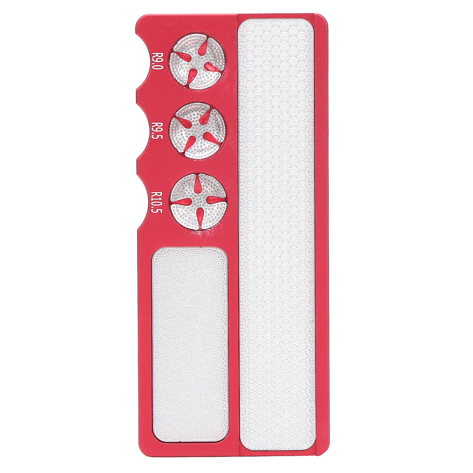Billiard Pool Cue Tip Scrub Grinder Repair Tool Aluminium Shaper Trimmer Snooker SuppliesRed