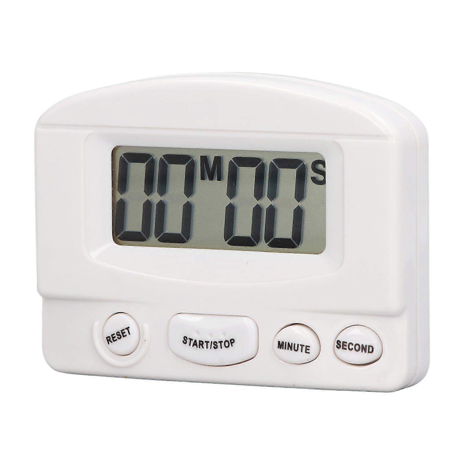 Kitchen Digital Timer Countdown Classroom Timer for Time Management Study Exercise Oven CookingWhite