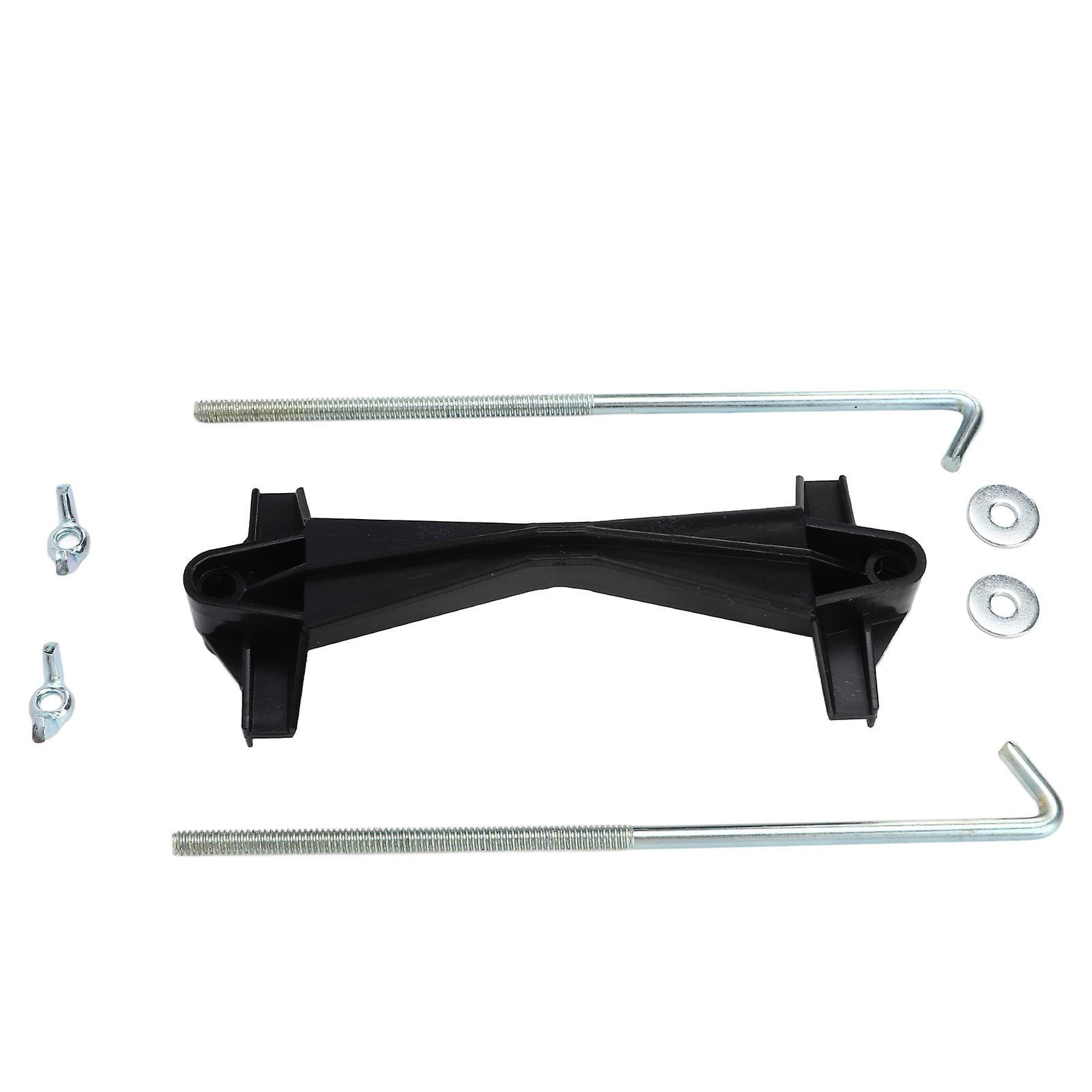 5in Battery Clamp 8in Hold Down Bolts Nuts Kit J Shape Hook Stable Universal Accessories
