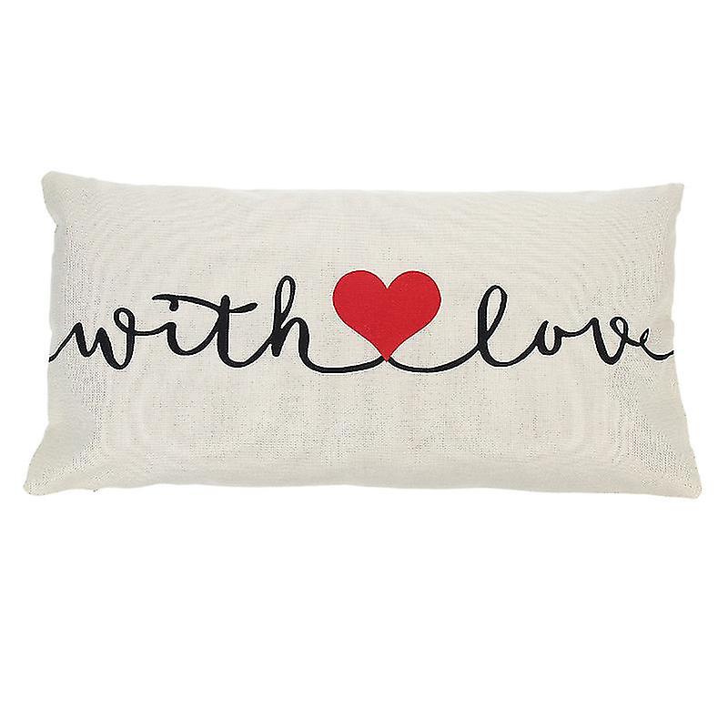 1pcs Alphabet Printed Pillowcase