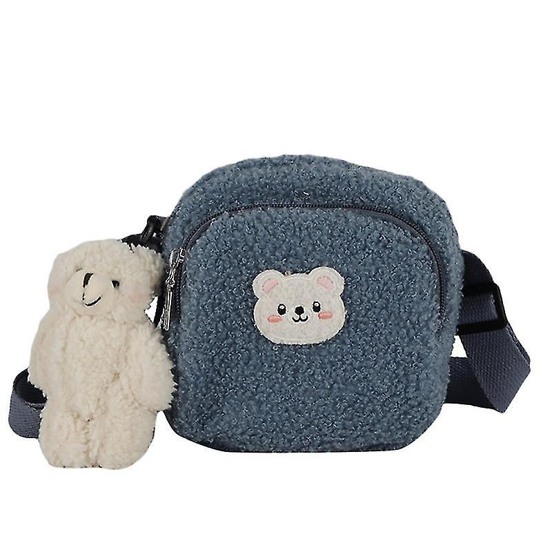 The New 1pcs Lamb Wool Bear Bag
