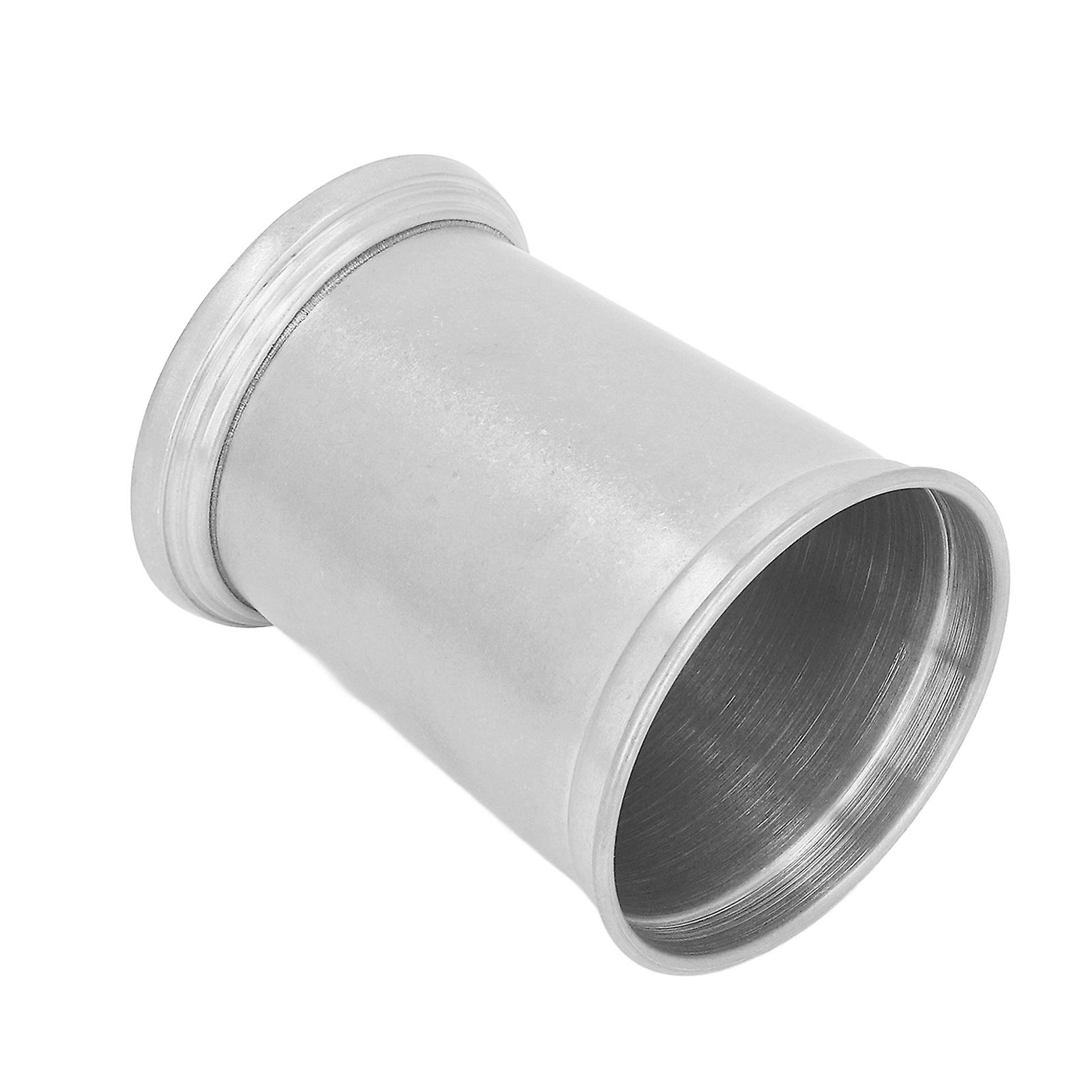 304 Stainless Steel Bartending Elegance: Vintage Cocktail Mixing Cup with Stable Base for Home Bar (Silver)