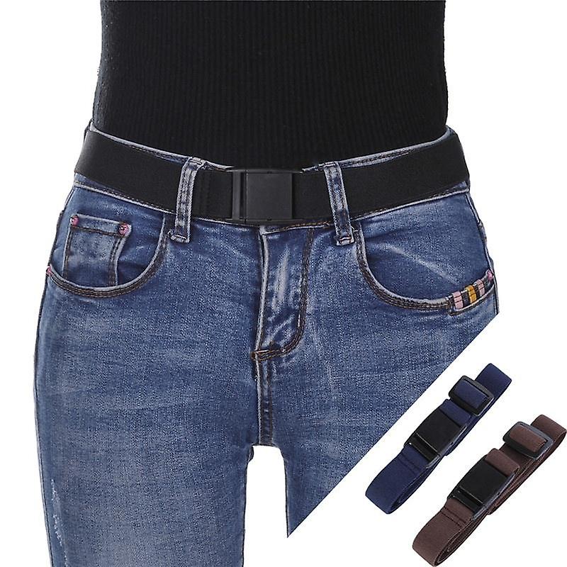 Womens Invisible Belt Elastic Adjustable - No Show Web Belt For Women