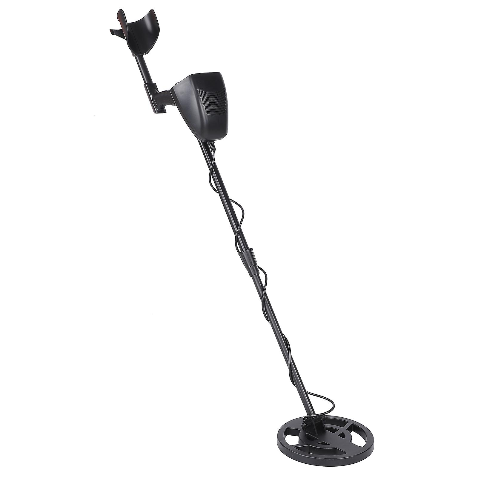 Waterproof Metal Detector 20cm Hollow Disc Adjustable Pointer Black