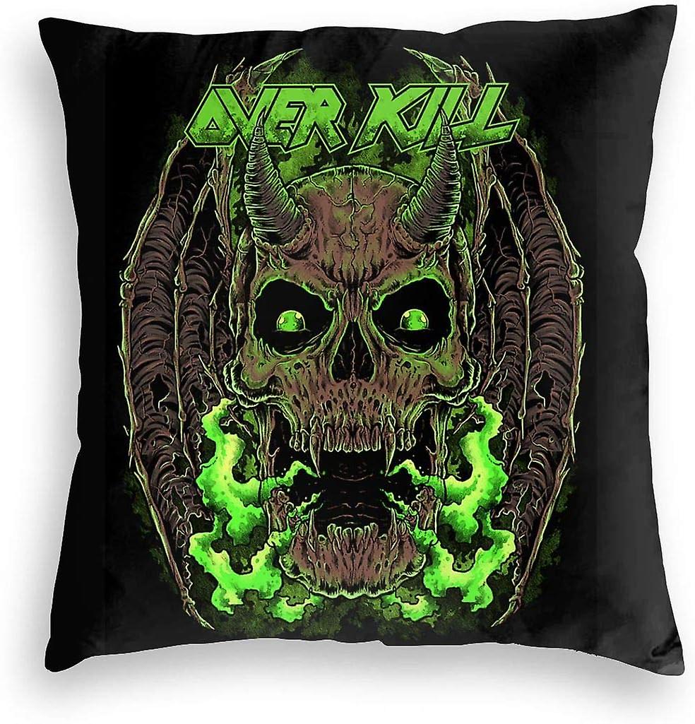 Luxury Throw Pillow Covers Overkill Soft Solid Decorative Cushion Pillowcases for Couch, Bed and Car, Pack of 1 18x18 inches