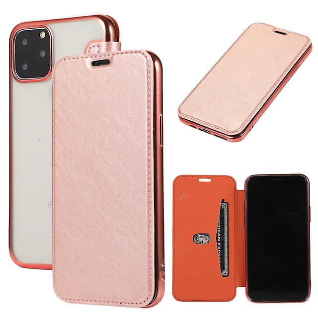 Durable Multifunctional Wallet Folio Case for Apple iPhone XR - Gold