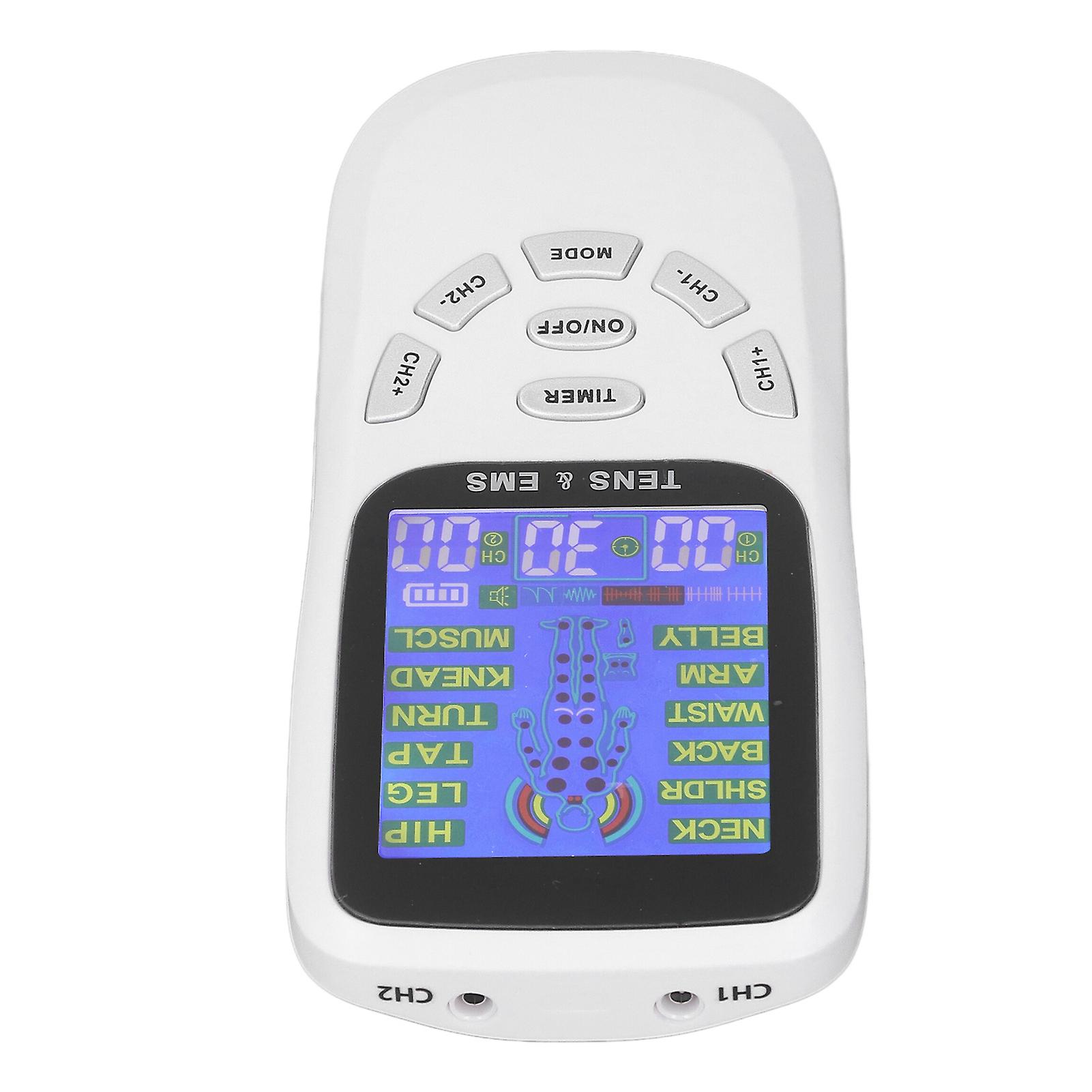 Rechargeable TENS Machine Neck Massaging 12 Modes Micro Current Digital TENS Unit Muscle Stimulate Device