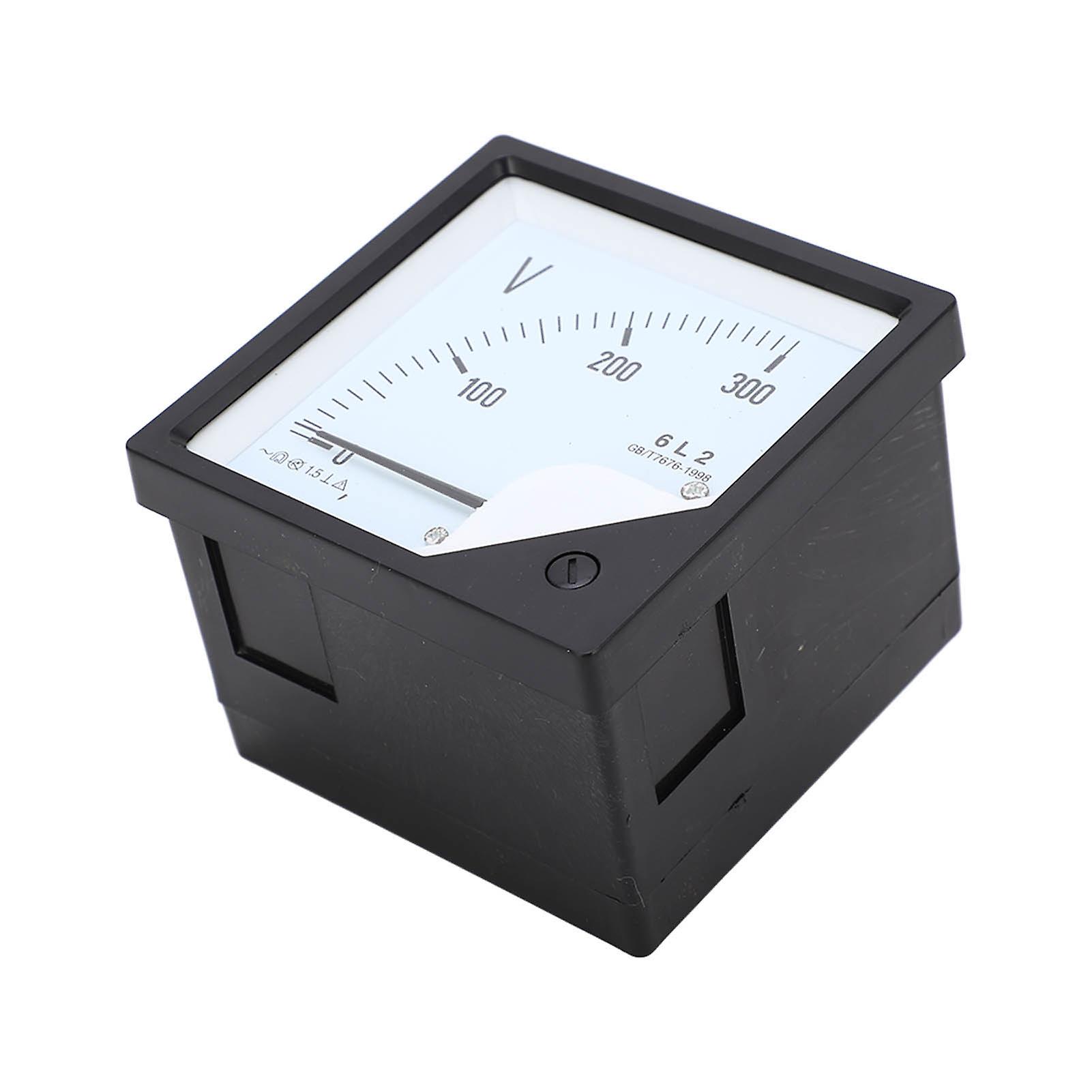 Analog Panel Voltage Gauge 0 To 300V Level 2.5 Accuracy Pointer Voltmeter for Generator Power Equipment 