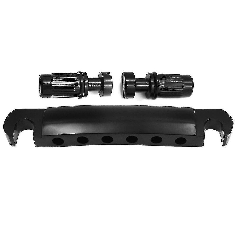 New 6 String Zinc Alloy Saddle Tune-o-matic Bridge,black