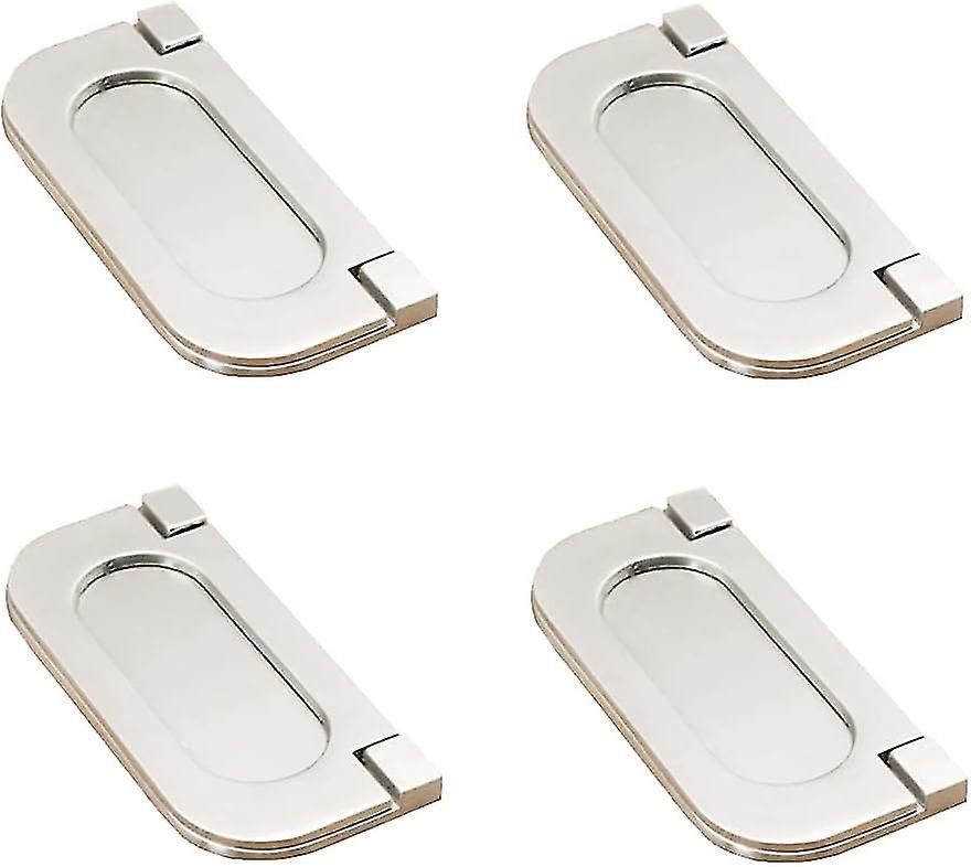Invisible Handles 4 Pieces Steel Drawer Knob Invisible Handles Cabinet Handle Rectangular Drawer Han