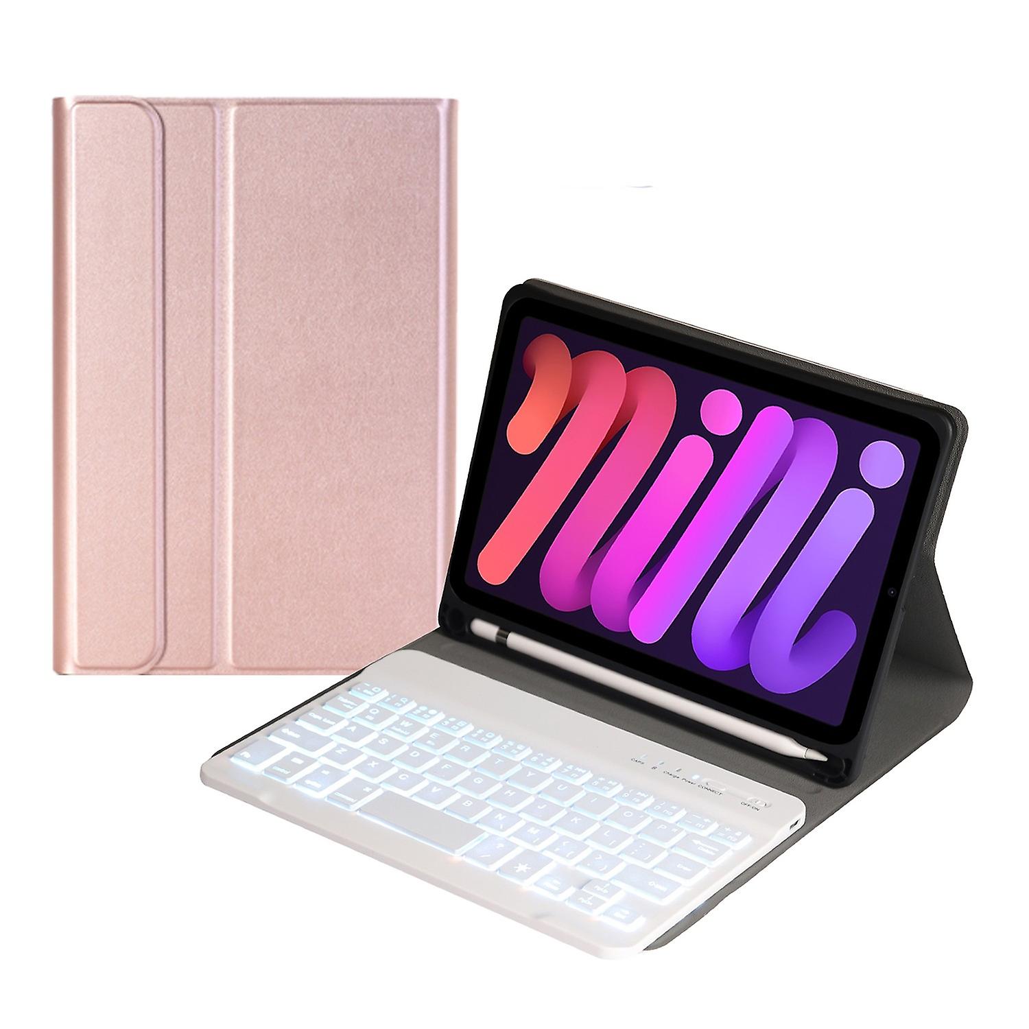 A06BS Bluetooth Keyboard Leather Case For iPad mini 6