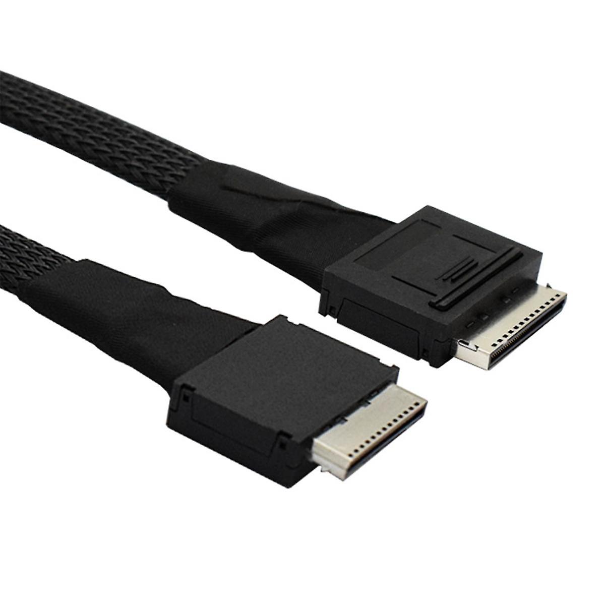 PCIE Oculink SFF 8611 8I to SFF 8611 8I Data Transfer Cable for Server, PCIe4.0 Connection for Serv