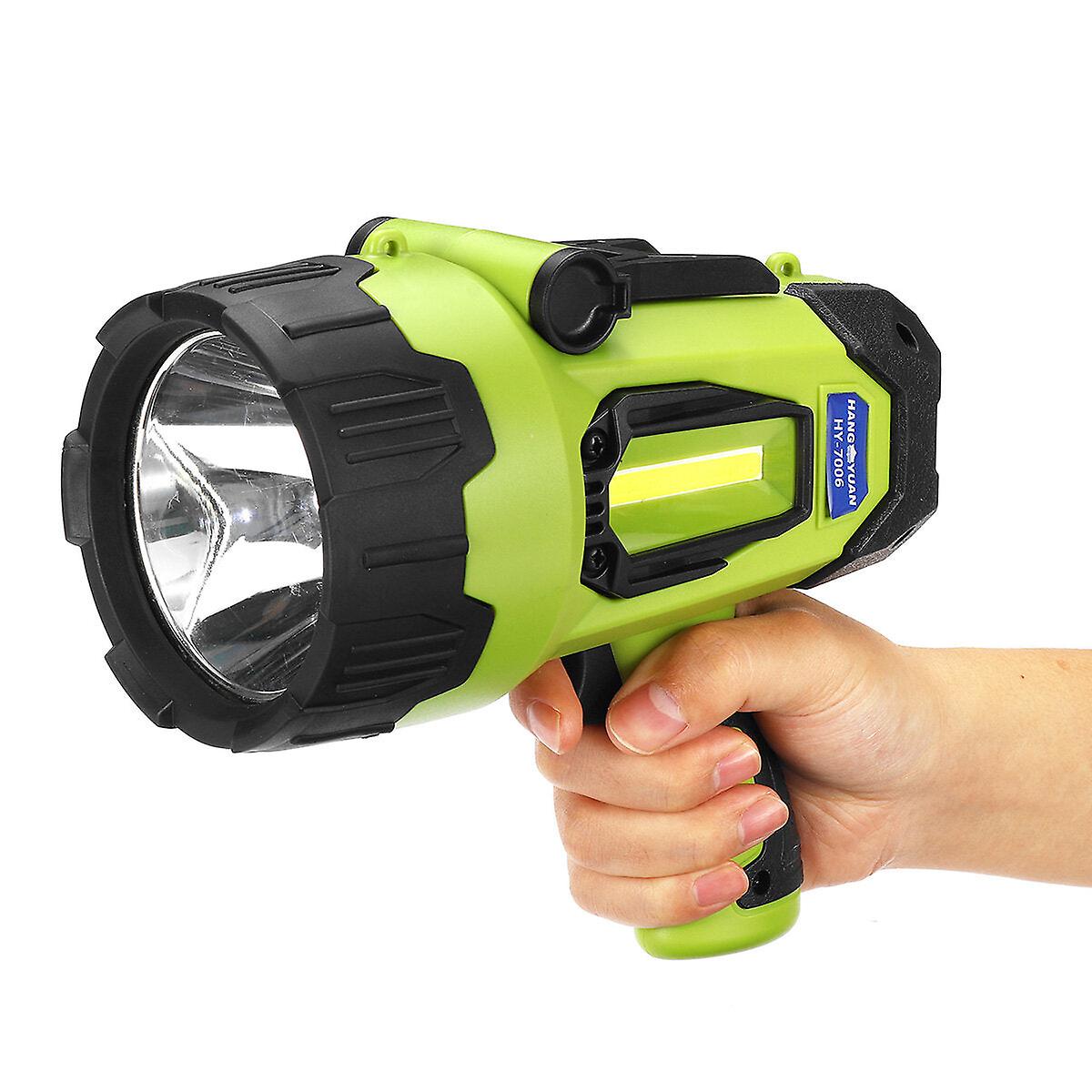 Long Shoot Strong Led Spotlight With Sidelight Multifunctional Outdoor Handheld Searchlight Powerful Flashlight