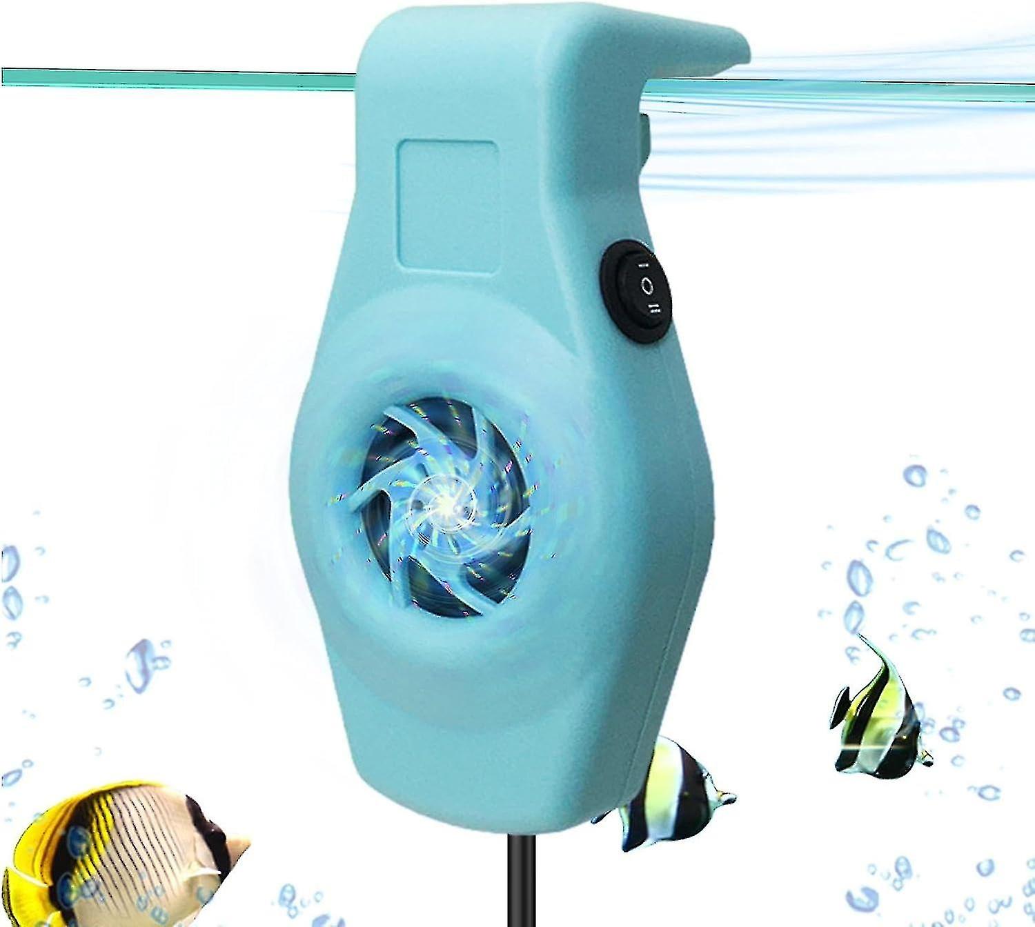 Aquarium Chiller,fish Tank Cooling Fan System Low Noise Cooling Fan Aquarium Mini Aquarium Chiller