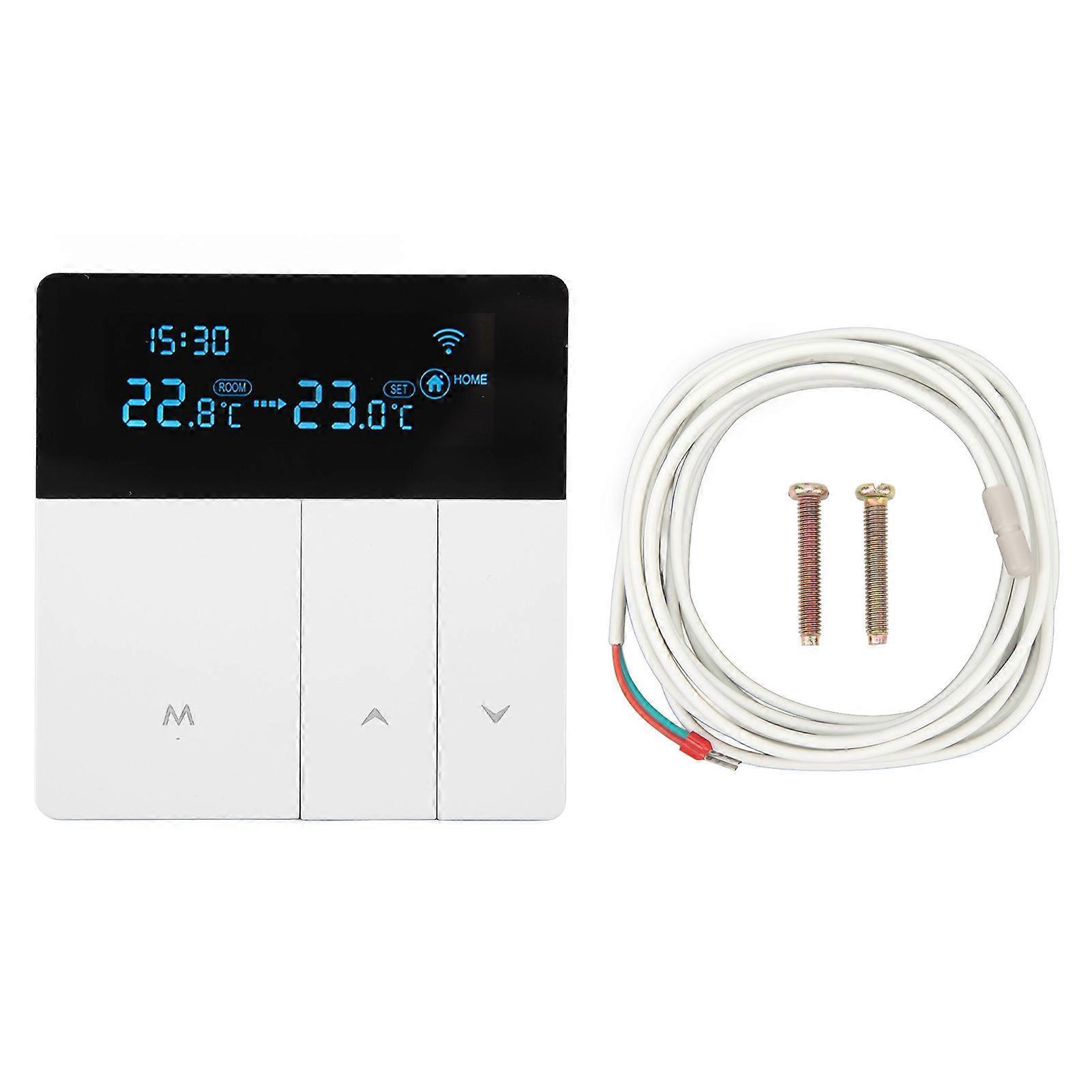 Intelligent Digital Thermostat Lcd Display App Control Ntc Programmable Thermostat Temperature Controller Ac90v240v Wifi Not Supported