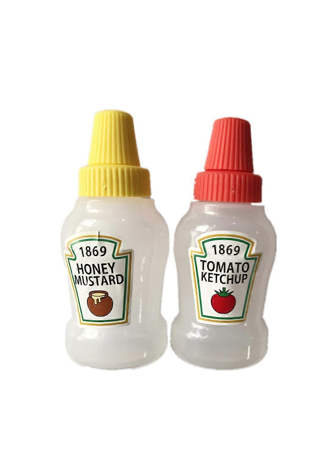 Squeeze Bottle (2 Pack), Red and Yellow