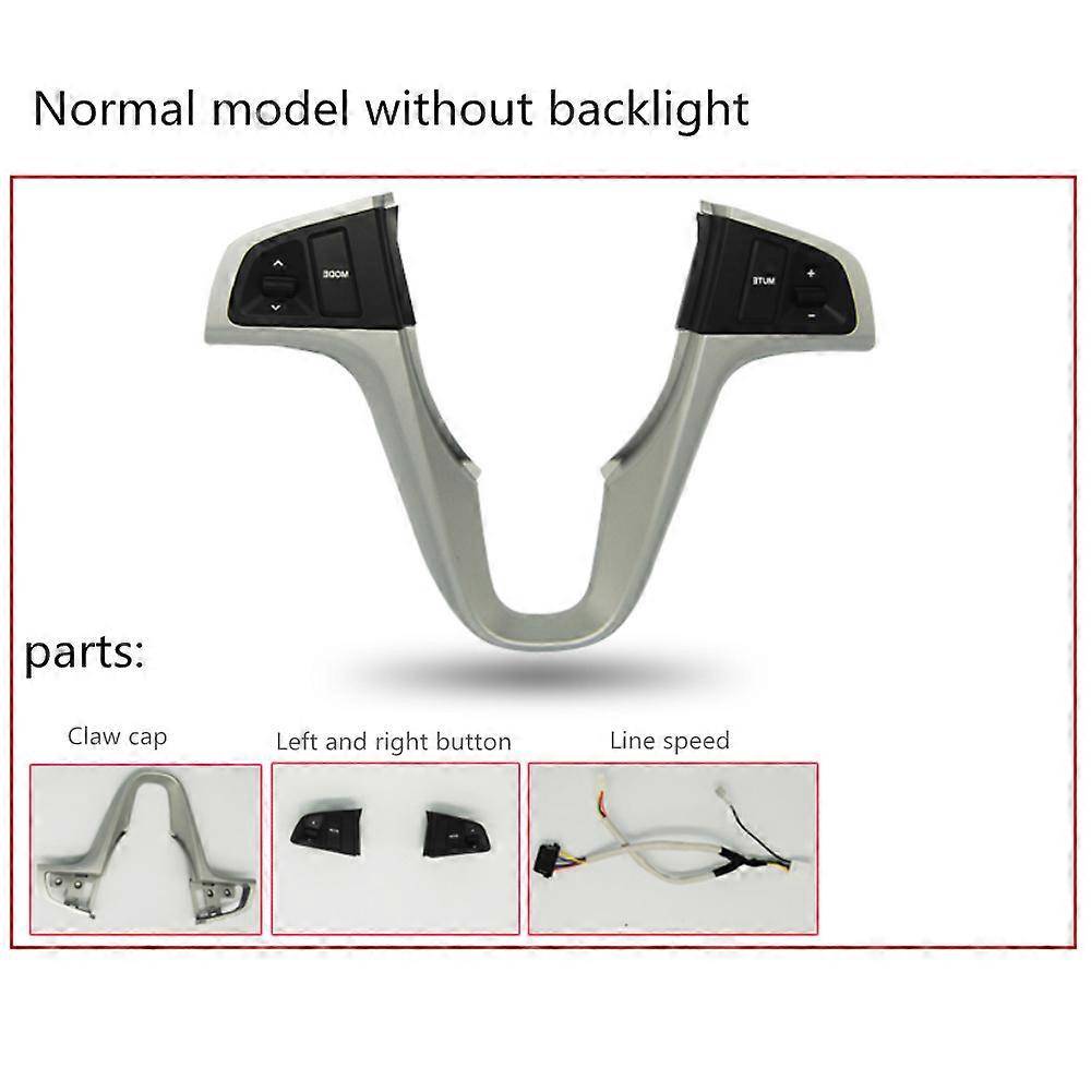 For Hyundai VERNA SOLARIS Multi-function Steering Wheel Buttons Audio Volume Music Control Switch Blue Backlight With Bluetooth