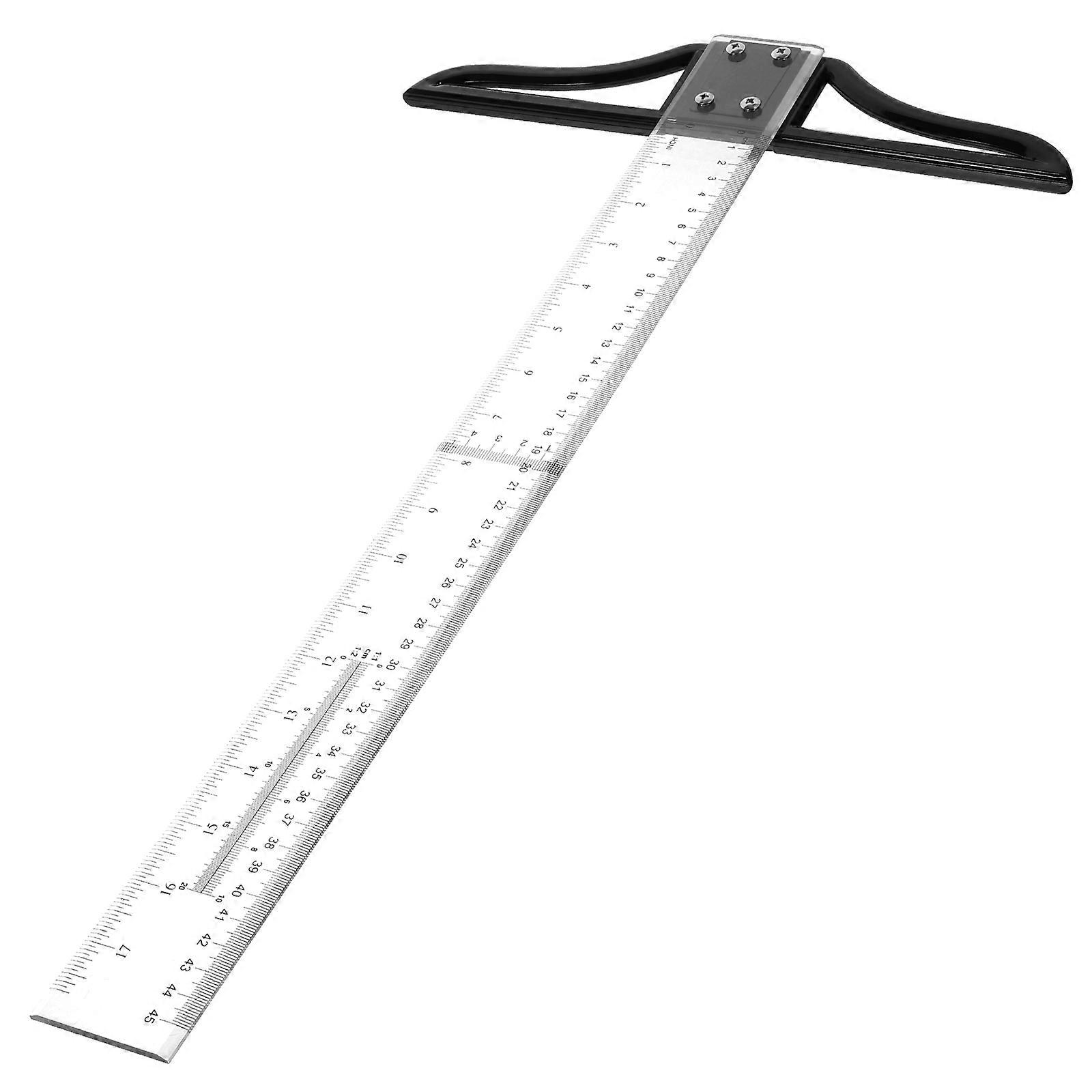 T Square Marking Ruler Carpentry Ruler Art Supplies T Ruler for Drafting