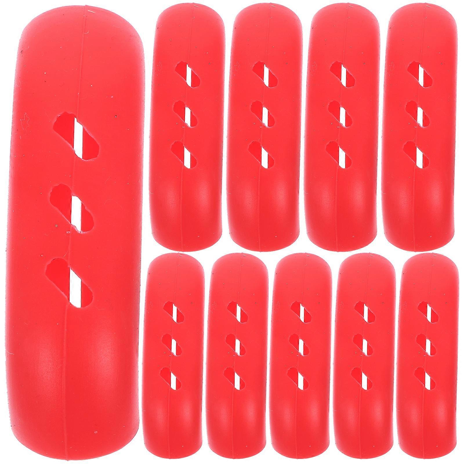 10Pcs Practical Handle Covers Frying Pan Handle Protectors Pot Handle Sleeves Non-Slip Handle Covers