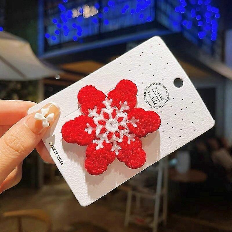 江虎新しいクリスマスヘアピンアントラーヘアクリップ鹿の耳クリスマスパーティーヘッドバンドフェスティバルラバーバンドボールヘアアクセサリーギフト