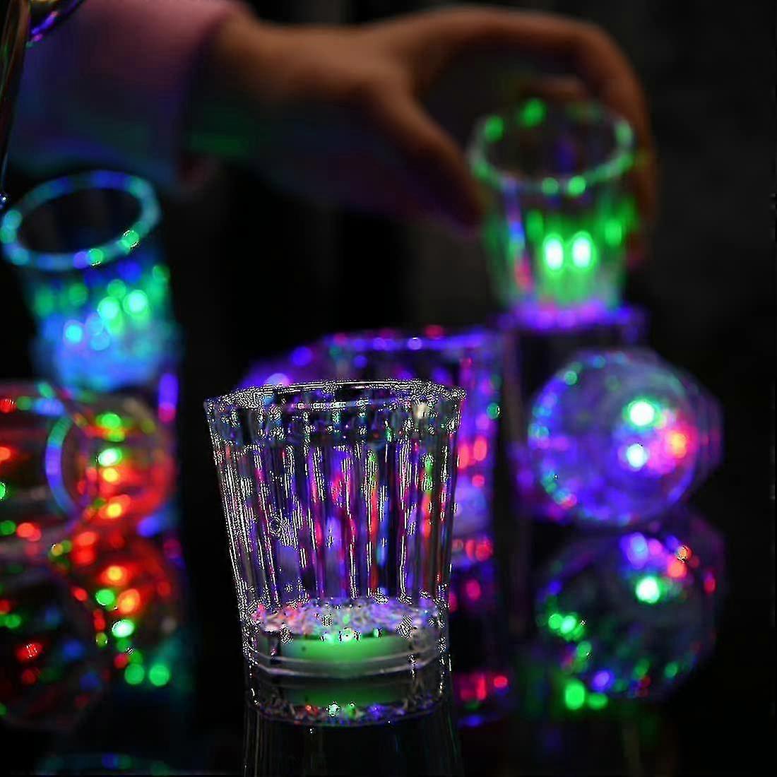 Tazze Con Luce LED - Set 10 Pezzi Multicolore Per Feste, Compleanni E Discoteca - Foto 13