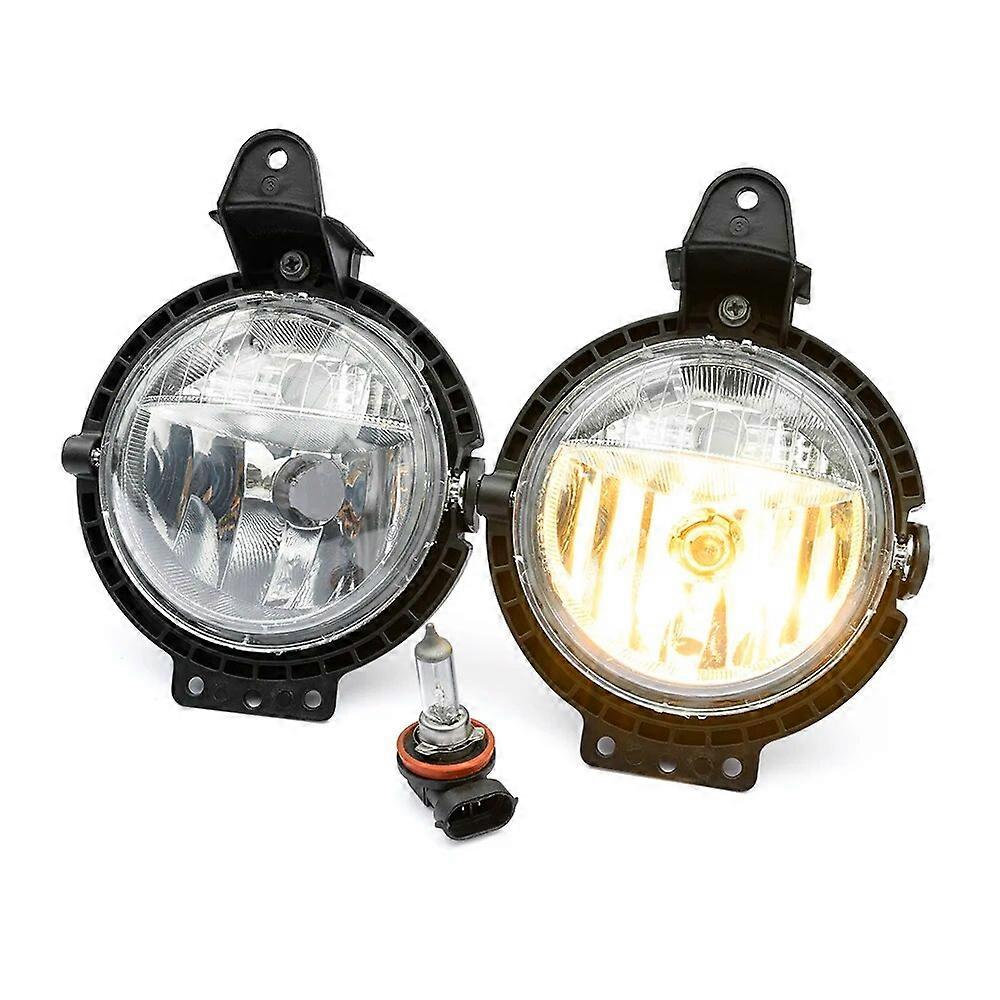 2PCS Driving Bumper Directly Replace Fog Lamp W/bulb For Mini Cooper Clubman R55 R56 Convertible R57 Coupe R58 Roadster R59