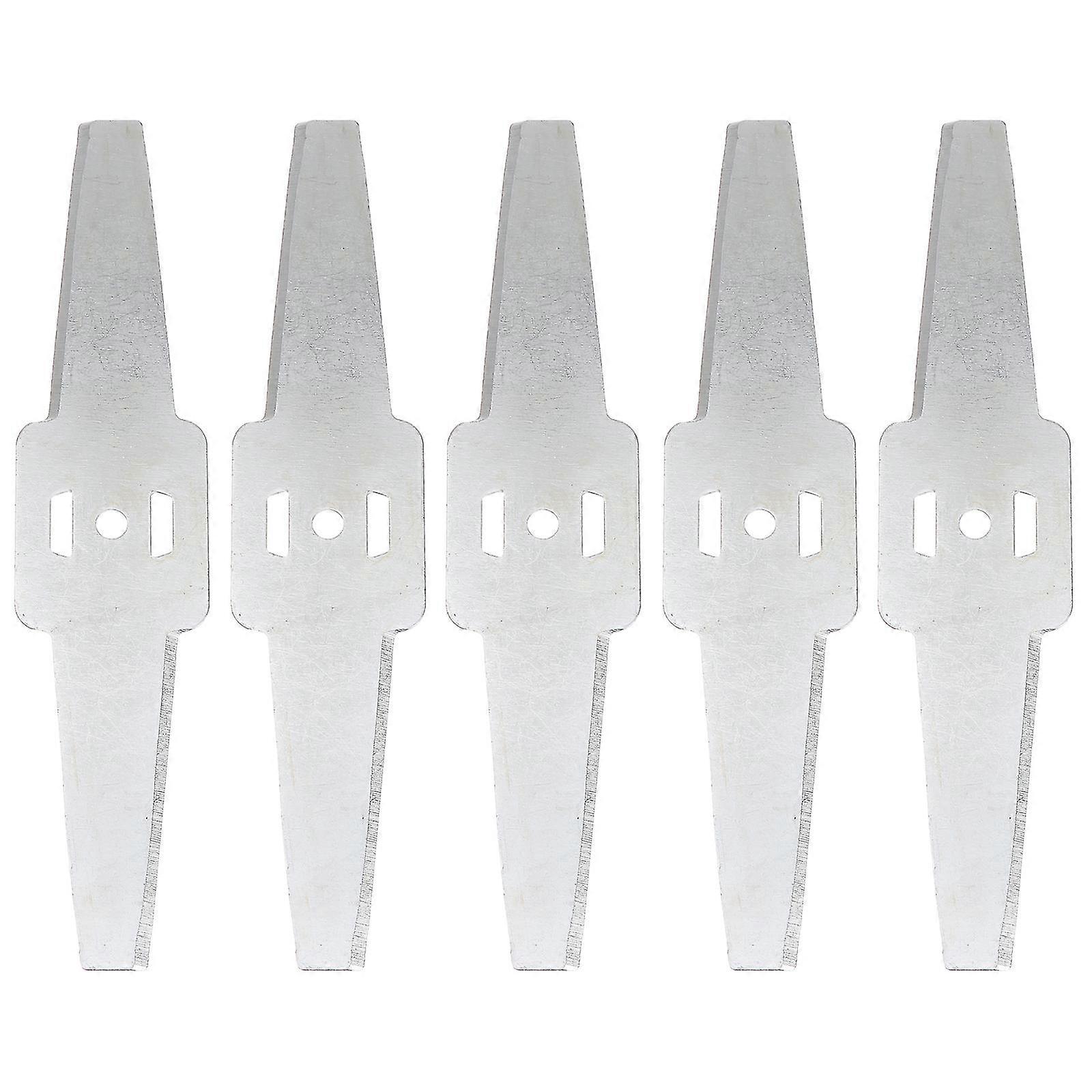 5pcs Metal Grass String Trimmer Blades Lawn Mower Replacement Trimmer Tool