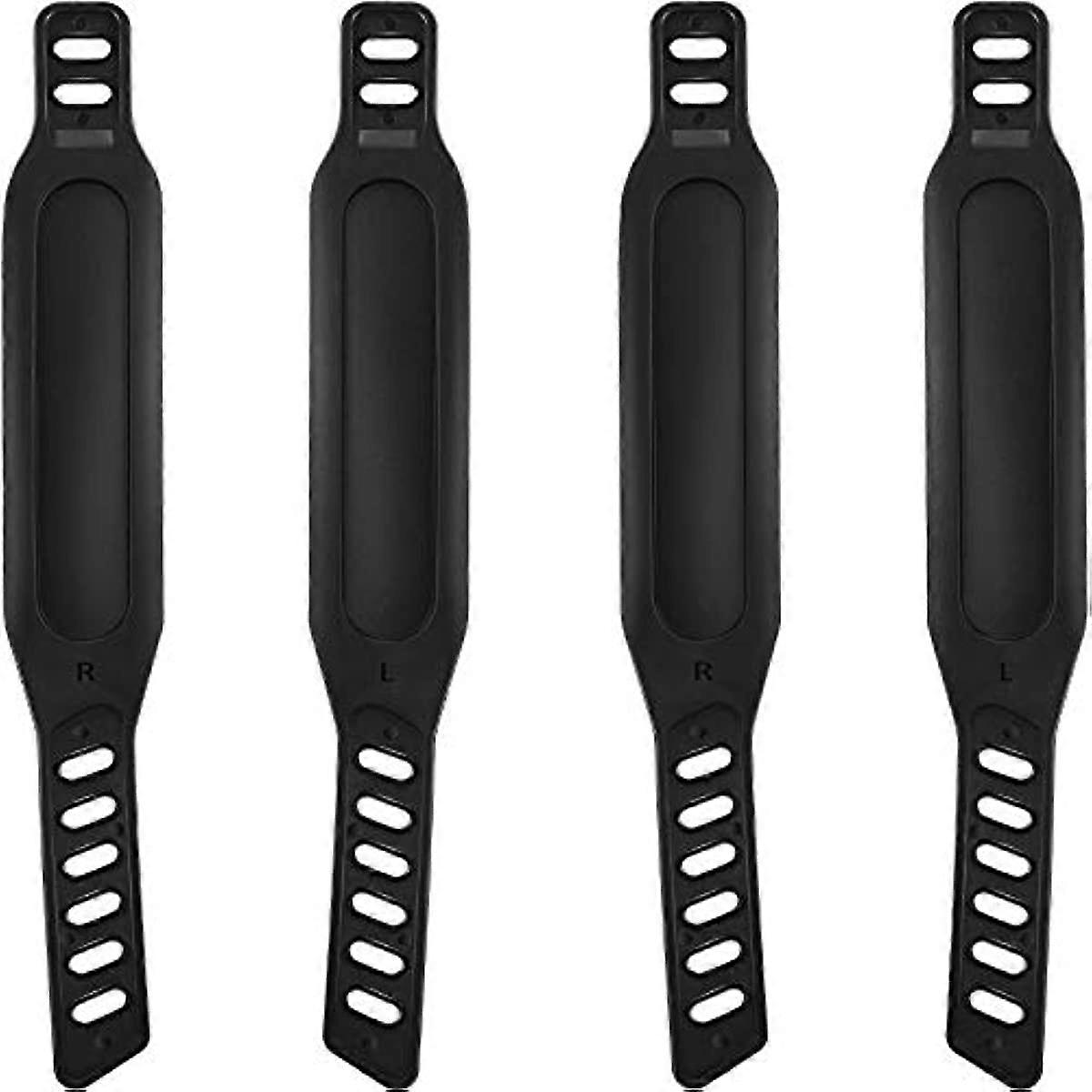 2 Pairs Exercise Bike Pedal Straps Universal Pedal Straps of 17 x 12 Inch for Exercise Cycle Home or Gym