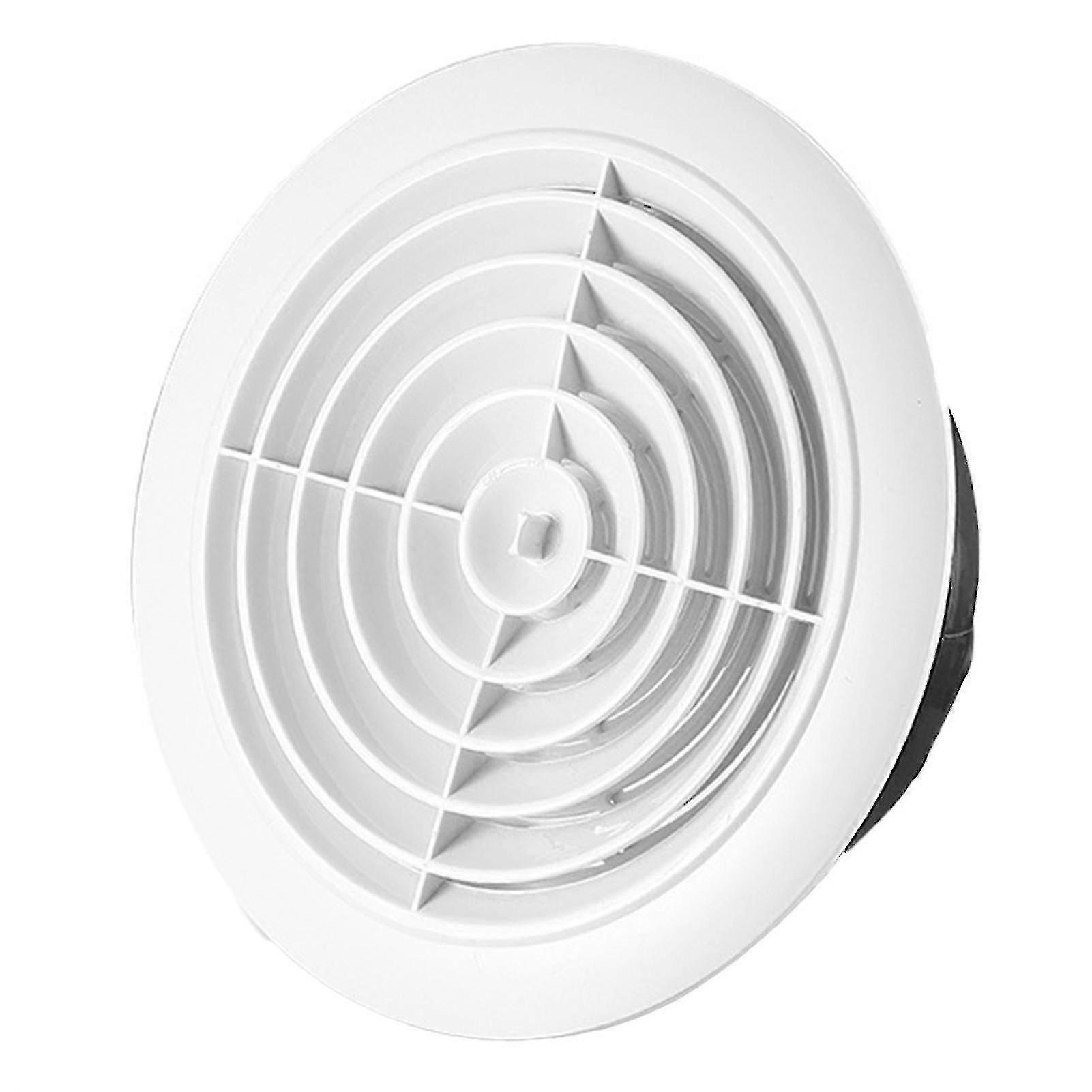 Decorative Air Vent Cover Round Ventilation Grill Outlet With Built-in Screen Mesh