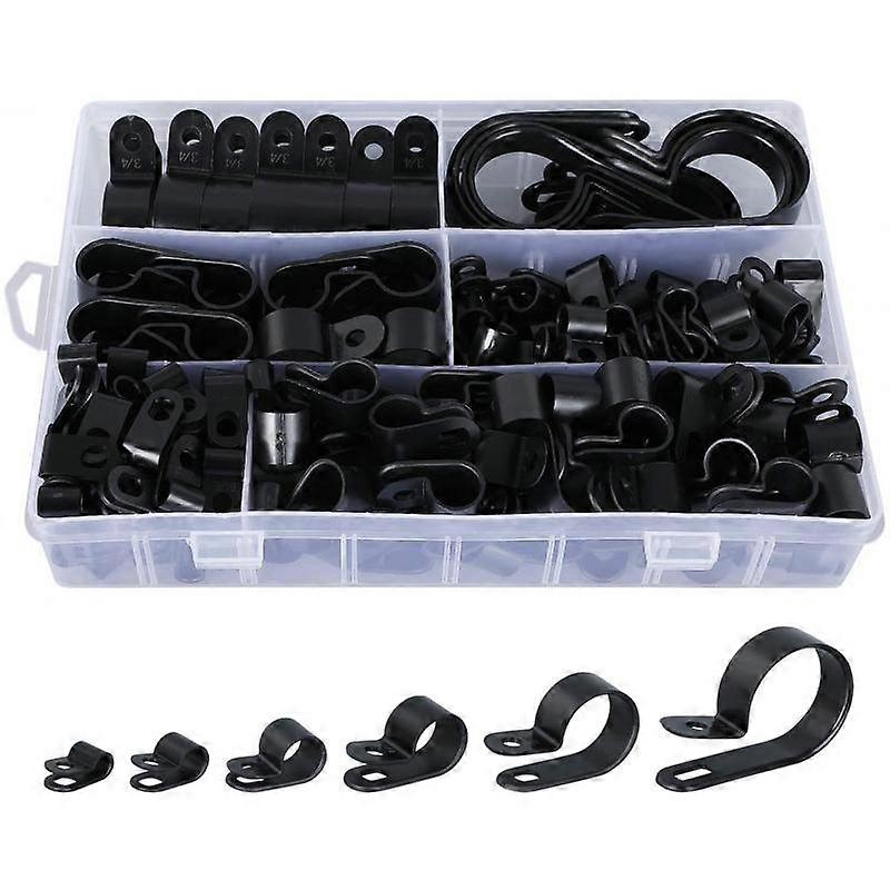 Thickened R-shaped clamp, suitable for fixing power cords of lamps and household appliances