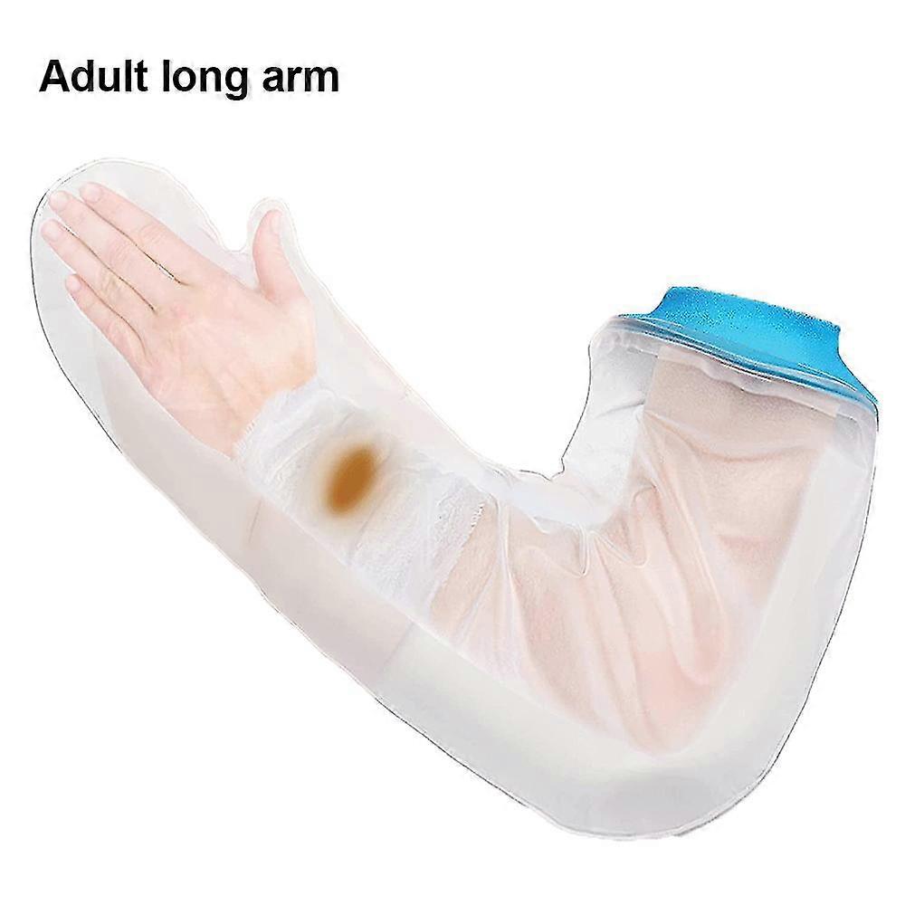 1 pcs waterproof arm cast cover for shower adult long full protector cover soft comfortable watertight seal to keep wounds dry bath bandage broken han