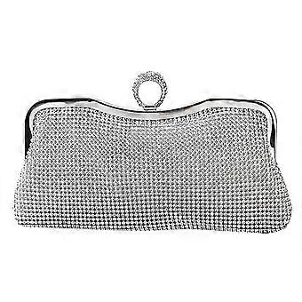 Women Fashion Evening Handbag Diamond Rhinestone Party Clutch Shoulder Bag