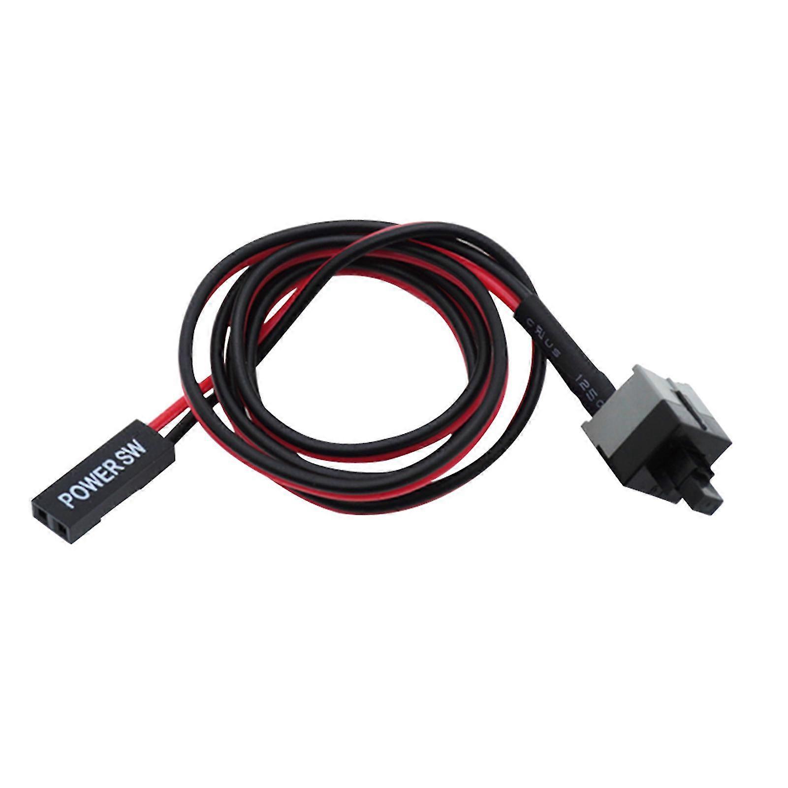50cm Switch Power Cable For PC Chassis Working Automatically Reset Safe Long