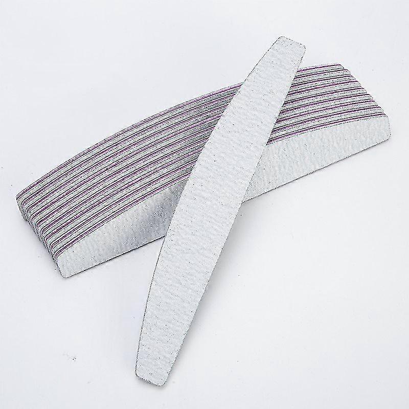 10 PCS Nail File Professional Nail Files Reusable Double Sided Emery Board(100/180 Grit) Nail Styling Tools for Home and Salon Use