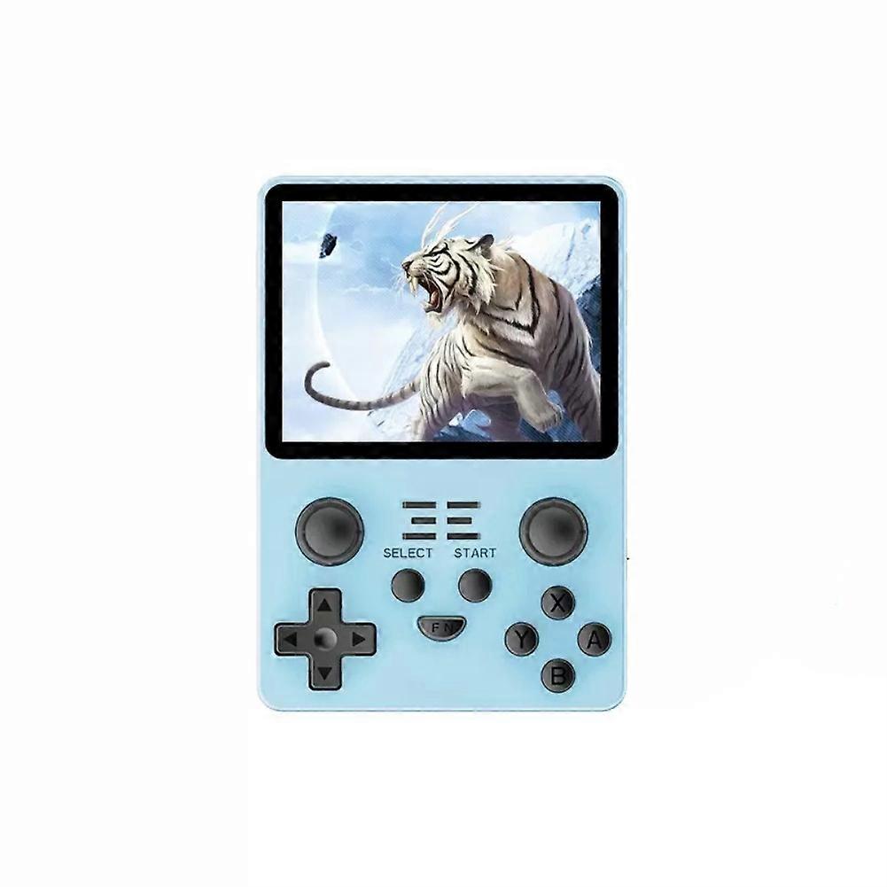 Powkiddy RGB20S Handheld Game Console, 3.5 Inch IPS Screen, Built-in 20000 Games, PS1/PSP/GBA/GBC/BIN/FC/MD, 16G+128G, Retro Game Console Birthday for