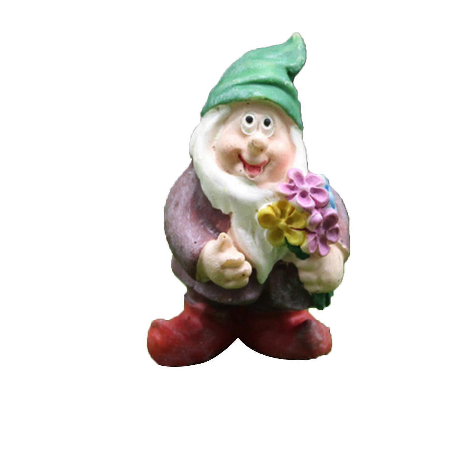 Miniature Doll Adorable Exquisite Fine Workmanship Simulation Funny Fairy Doll for Garden