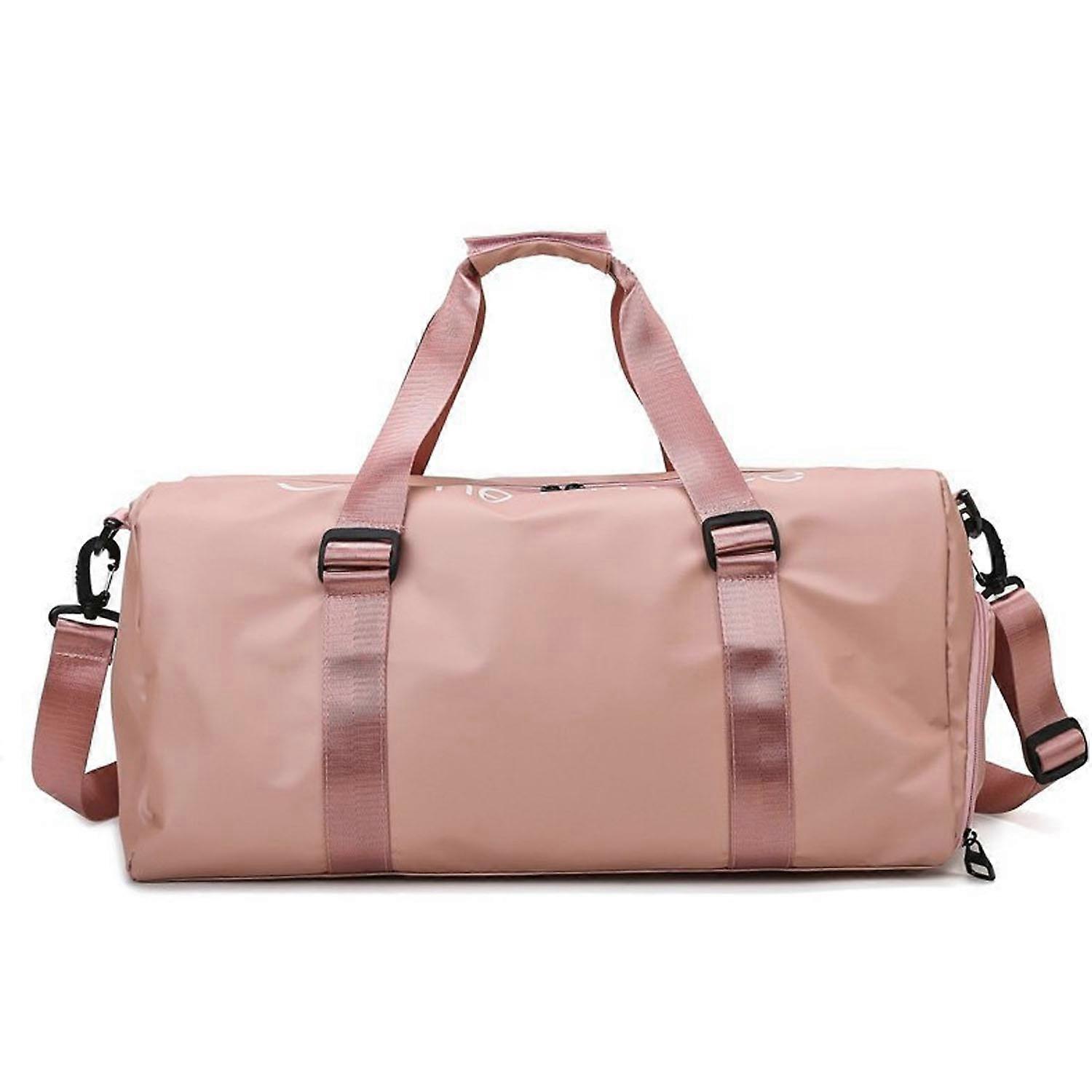 Pink Oxford travel bag